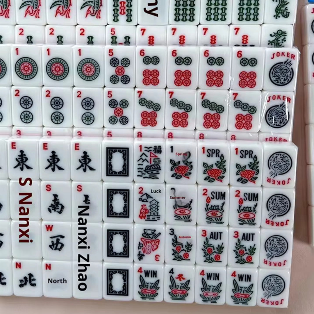 American Mahjong Tile Set - 166 Pieces