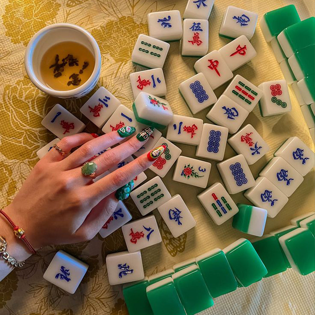 American Mahjong Tile Set - 166 Pieces